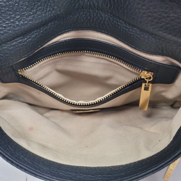 Tory Burch  Amanda Women's Black Leather Clutch Crossbody Bag - Picture 7 of 7